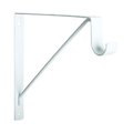 Knape & Vogt Knape & Vogt 5890272 11 in. Shelf & Rod Bracket Steel  White 5890272